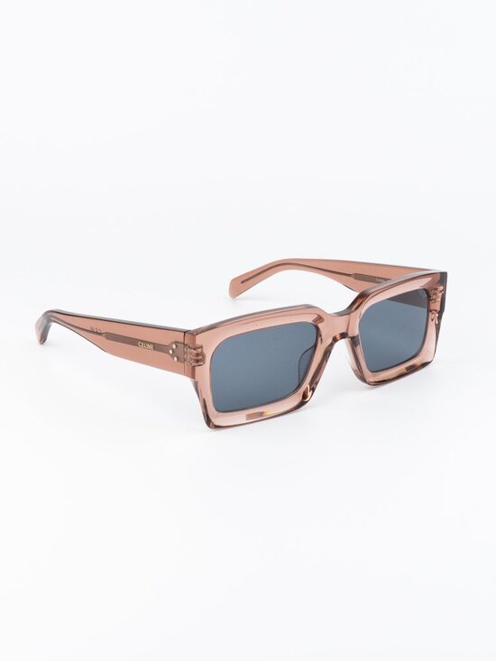 Celine Women Sunglasses Pink Blue Rectangle CL40280U 74V NEW AUTHENTIC